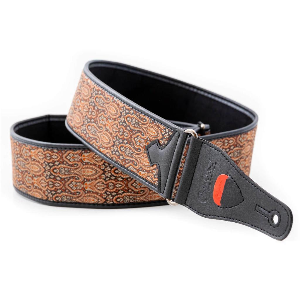Straps 6cm Cordoba Brown RightOn! Guitar/Bass Strap, Wide, 90-150cm,