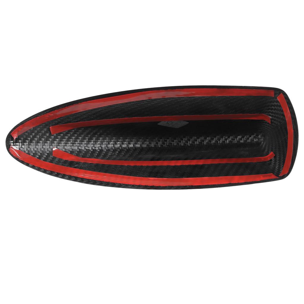 Shark Fin Antenna Cover Black Self Adhesive Carbon Fiber Decoration Antenna Cover Replacement for