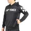 YONEX Tennis Sweatshirt Hoodie RWX22005-007 (Black/S/Men's, Women's)