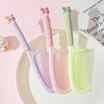 Портативная расческа с рисунком из мультфильма, мягкие силиконовые расчески, расчески для укладки волос, симпатичная расческа, парикмахерская расческа, щетка для волос для девочек, дорожная расческа