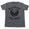 Wild Heart Free Spirit T Shirt Gypsy Soul Dreamer Wanderer Bohemian Hippie Tee