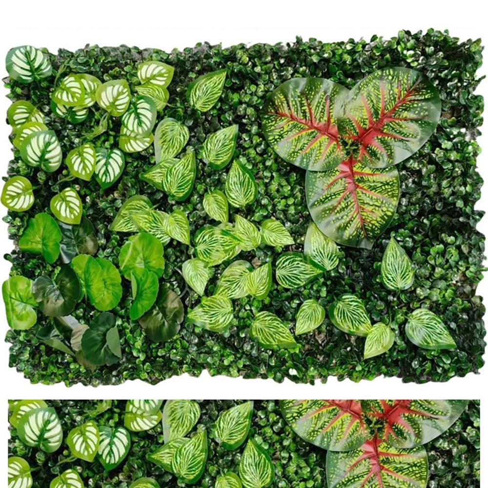 Цветок Искусственное Растение Стеновая Панель Сделай Сам Симуляция Лист Клена Дом Сад Забор