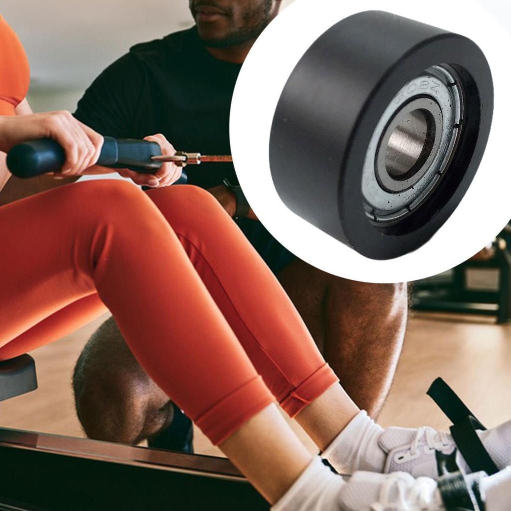 Rowing Machine Bearing Wheel Roller Wear Resistant Easy to Install Fitness Equipment Accessory