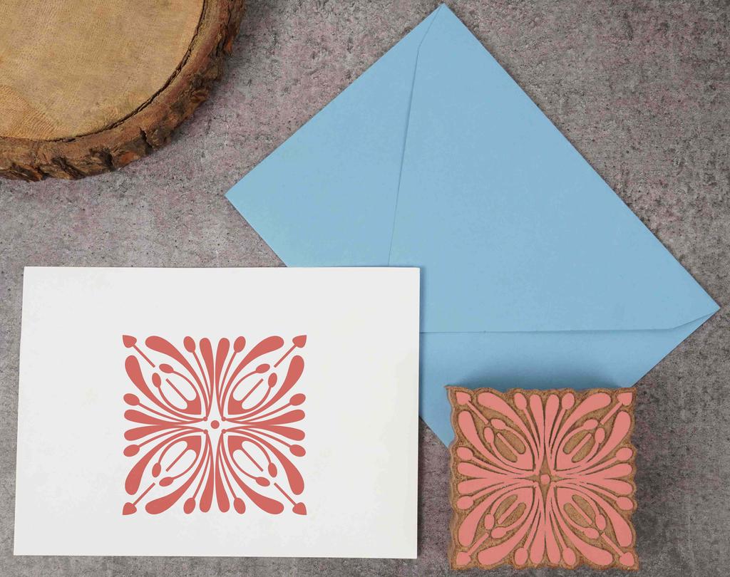 IBA Indianbeautifulart Текстильный блок печати квадратный блок мотив ручной резьбы по дереву штамп печать на дереве текстиль