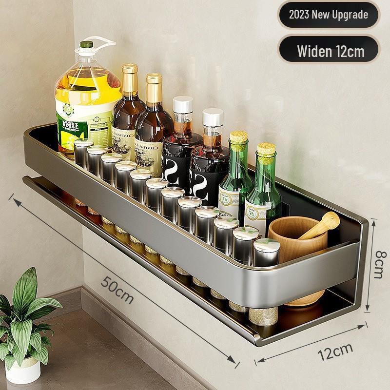 Настенная полка для специй Gao Wenhai без сверления - Кухонные полки для хранения