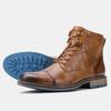 High Top Martin Boots Retro Men'S Boots Beauty Size Tooling Short Boots Men'S Shoes Large Size Men'S Leather Boots