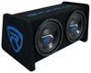 Rockville RV208P Dual 800w Car Audio Subwoofer with Vented Sub Enclosure Box Black 8"