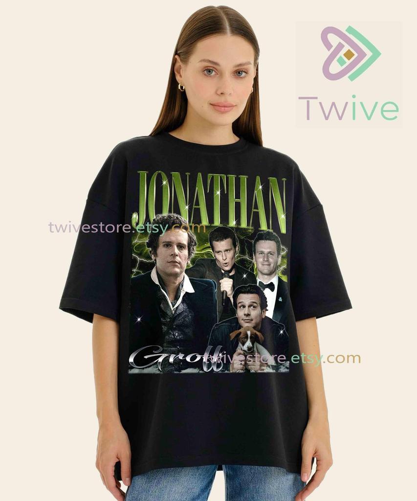 Vintage Jonathan Groff Collage Tee – Actor Fan Merch Sweatshirt, Toddler Shirt, Youth Tees