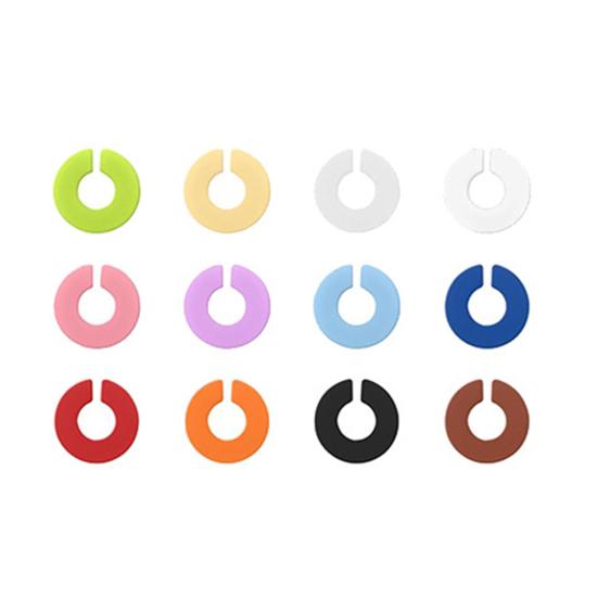 12Pcs Silicone Wine Glass Markers Color Random Wine Glass Identifier Rings Juice Beverage Wine Glass Labels Tags for Parties Receptions Weddings