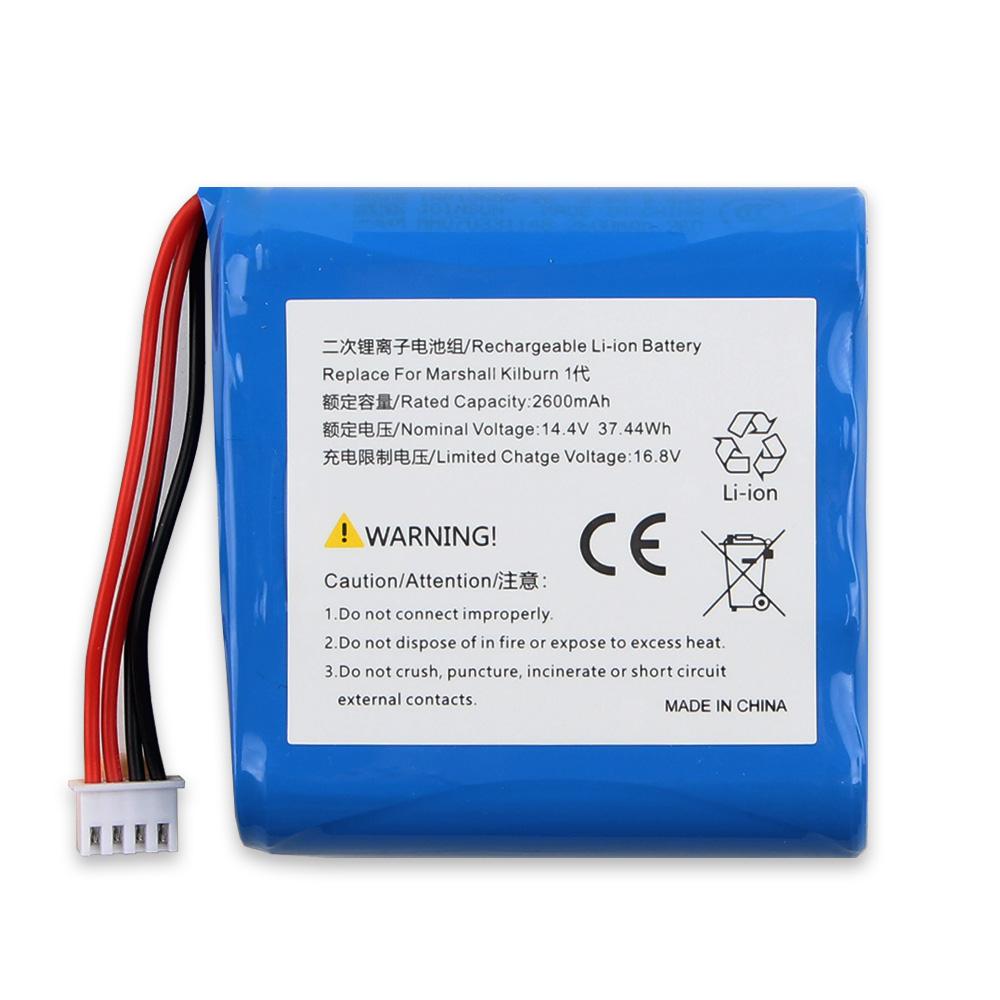Новая сменная батарея TF18650-2200-1S4PA для Bluetooth-динамика Marshall Kilburn 1-го поколения, батарея с инструментами 2600 мАч