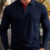 New Autumn Men'S Business Long-Sleeve Base Shirt, Versatile Men'S Clothing with Button Detail Design, Classic Style, And Fashionable Top