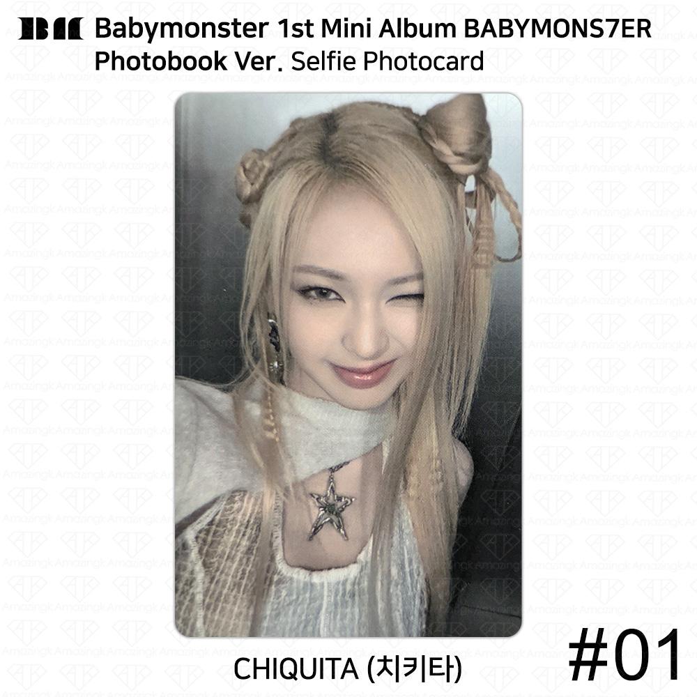 BABYMONSTER Официальная фотокарточка первого мини-альбома BABYMONS7ER Ахён Рами Рора Аса