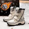 Women's Boots Winter Warm Cotton Shoes Mid-Calf Waterproof Snow Boots Women Thickened Plush Ladies Hiking Boot