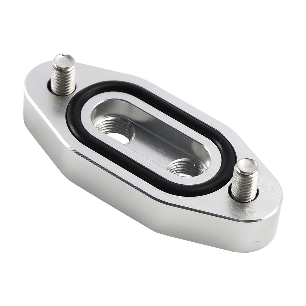 Переходная пластина для линии подачи масла Twin Turbo Dual 1/8" NPT для LS1 LSX LS3 LS2 LQ4