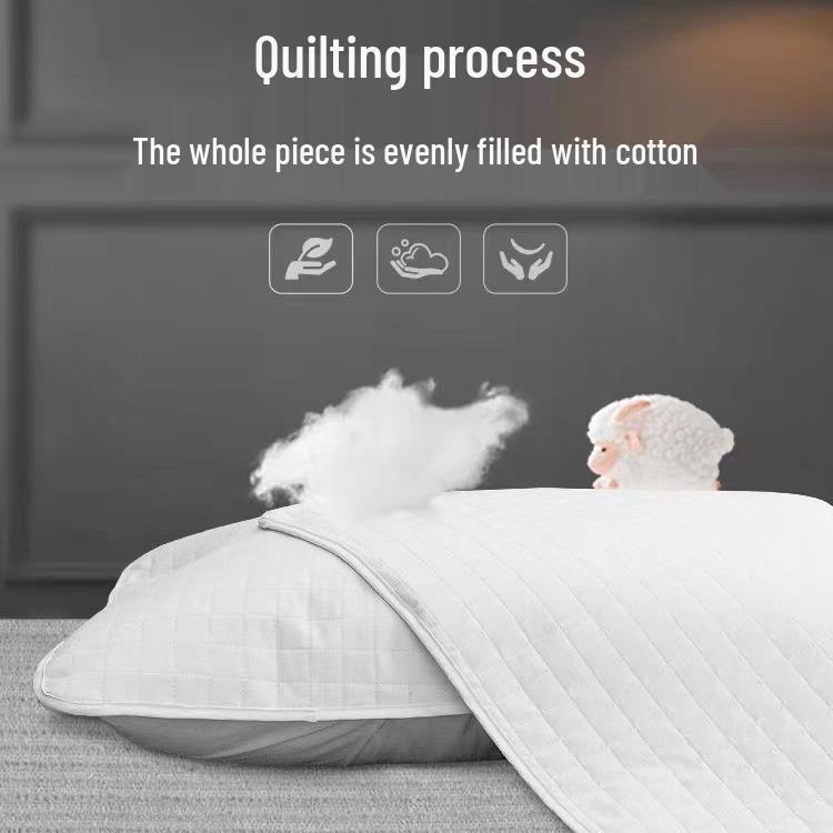 Стеганый чехол-протектор для подушки против пота и масла