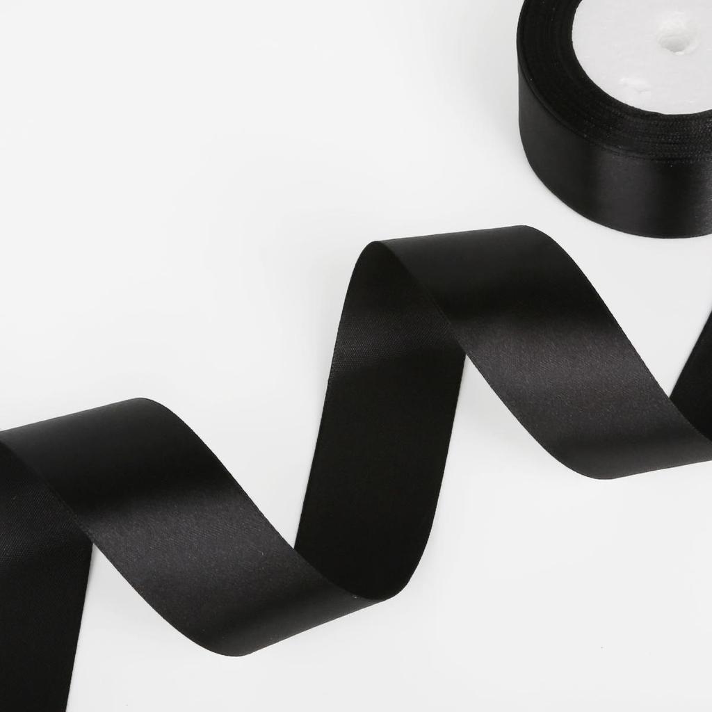 25Yard Satin Ribbons for Wedding Birthday Party Gift Wrapping Christmas Halloween Festival Supplies DIY Crafts Ribbon