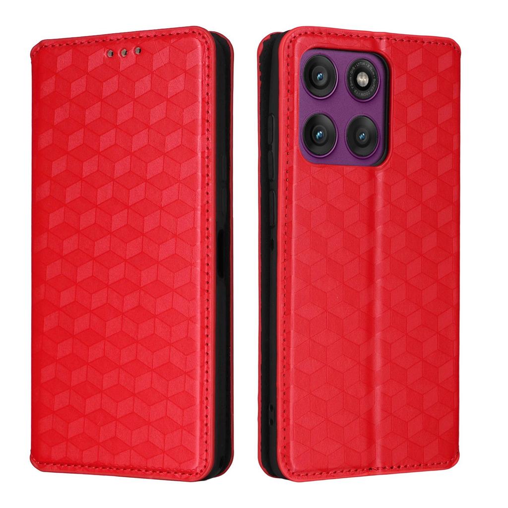 Flip Cover for Motorola Edge 60 Pro PU Leather Full-Body Protection With [RFID Blocking] Shockproof Durable Retro Phone Case