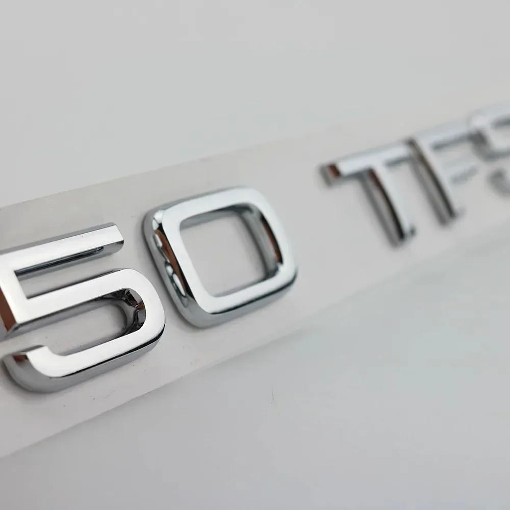 AUDI 3D ABS Chrome Silver Car Trunk Sticker 2.0 2.5 3.0 4.0 5.0TDI 30 35 40 45 50 55 TDI TFSI For Audi A1 A3 A4 A5 A6 A7 A8