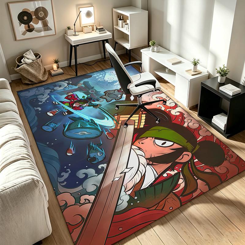Brawl Heros A A rug suitable for office chair areas living rooms and computer desks perfect for home offices and an ideal holiday gift