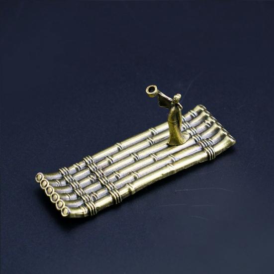 Курильница креативной формы, термостойкая курильница из цинка и сандалового дерева, металлическое украшение для дома