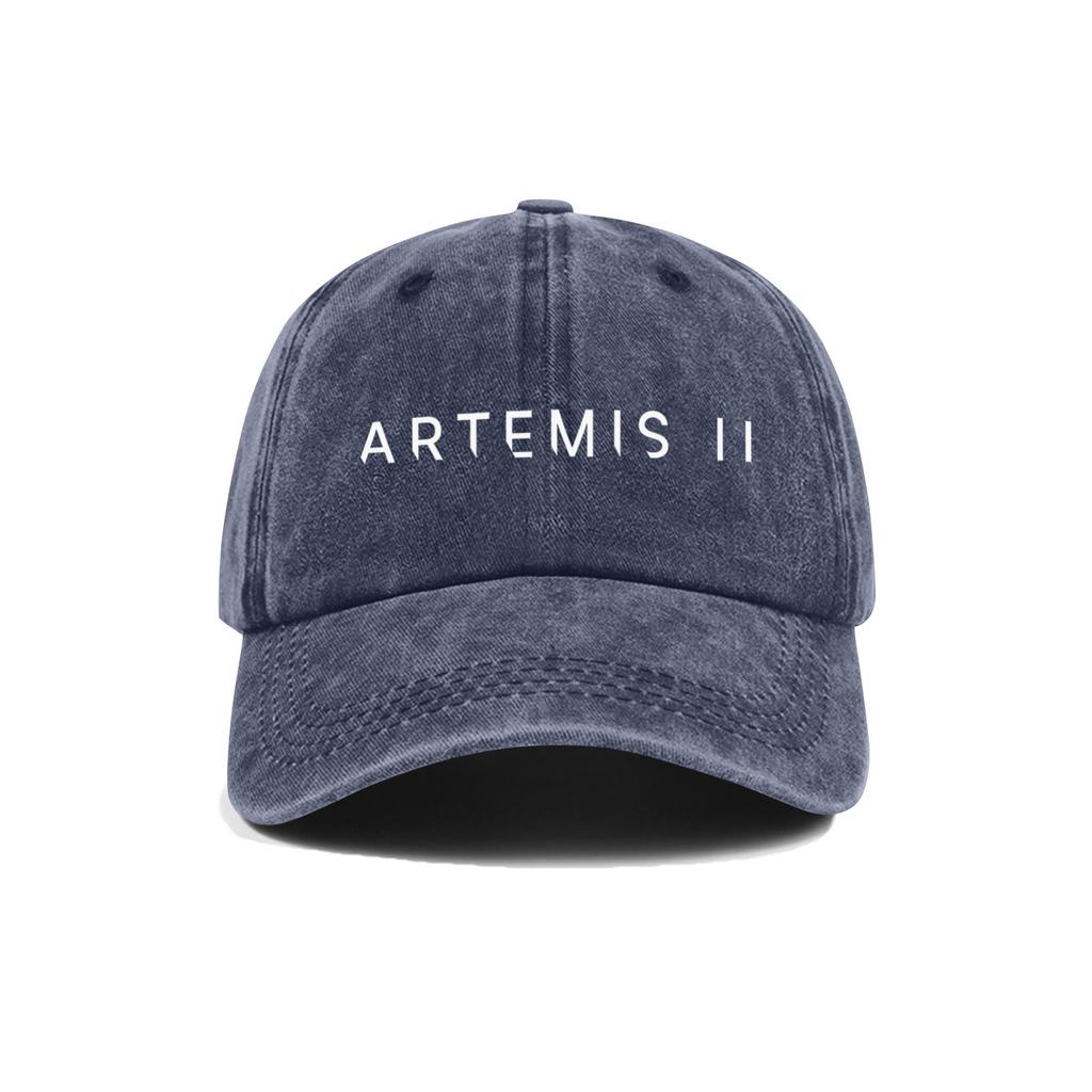 Повседневная Унисекс Регулируемая Бейсболка с Вышитым Дизайном Artemis II Прочная Хлопковая Твил Ткань Структурированный Козырек Низкий Профиль