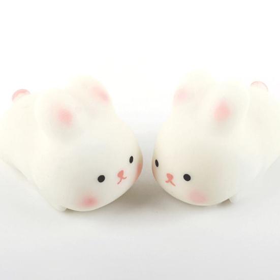 Anxiety Release Flexible Popular Funny Adorable Animal Bunny Decompression Squishes Toy Rabbit Fidget