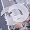 UV Crystal Resin Epoxy Mold Crafts Casting Mold Handmade Jewelry Mold DIY Animal Moon Pendants Decorations Silicone Mold