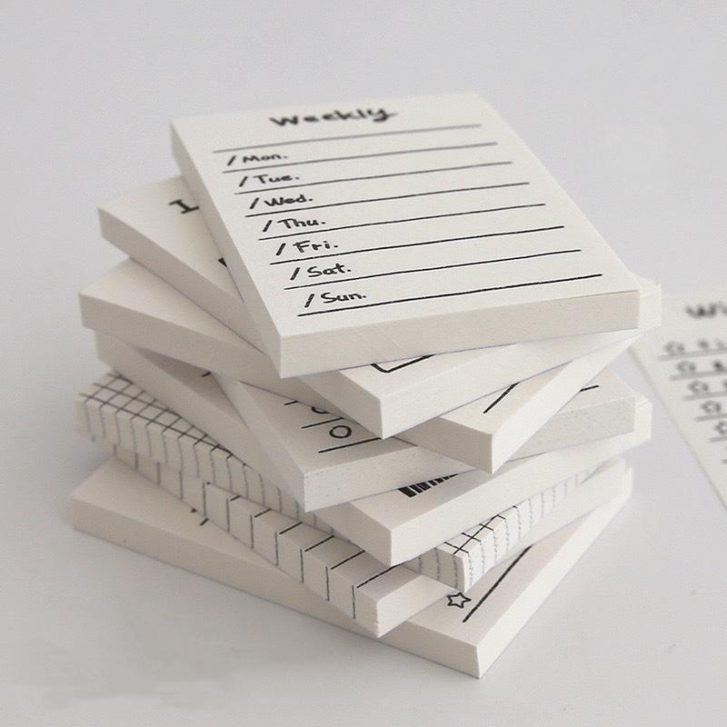 Мини-базовый блокнот для заметок, портативный, 50 листов бумаги, контрольный список желаний, чтобы сделать заметки, офис, школа