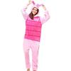 The Piglet Winnie Pooh Characters Unisex Fancy Dress Costume Hoodies Pyjamasaa
