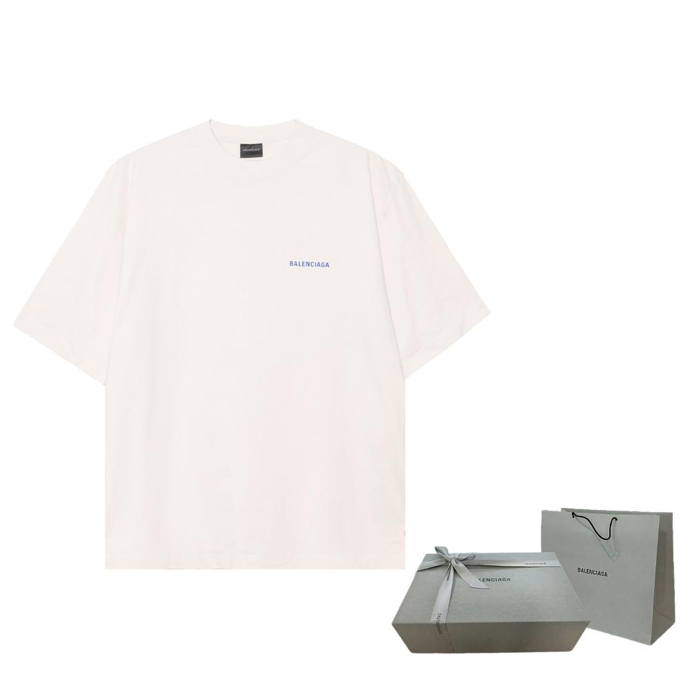 Balenciaga Badge Logo Tee 612966TIVG59055