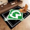 1pc Werder Bremen LOGO Print Area Rug - Soft, Washable Non-Slip Indoor Mat, Living Room, Home Office Decorative Rug,Office Decorative