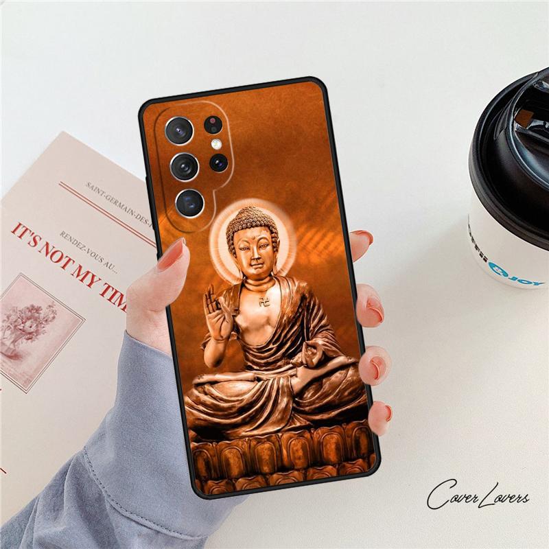 Чехол для телефона с изображением Гаутамы Будды Для Samsung Galaxy S24 S25 S23 S22 Ultra Note 10 20 Plus S20 S21 FE Чехол