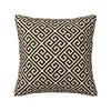 Luxury Greek Meander Black And Beige Design Cushion Cover for Sofa Soft Pillow Case Home Decorative