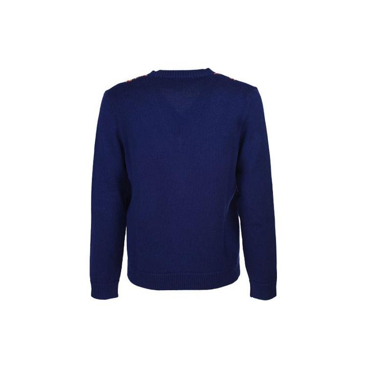 Gucci GG V-neck Wool Sweater 'Blue' Unisex 577089-XKAUO-4912