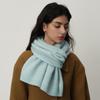 Light Blue Knit Scarf Winter Warmth Scarf