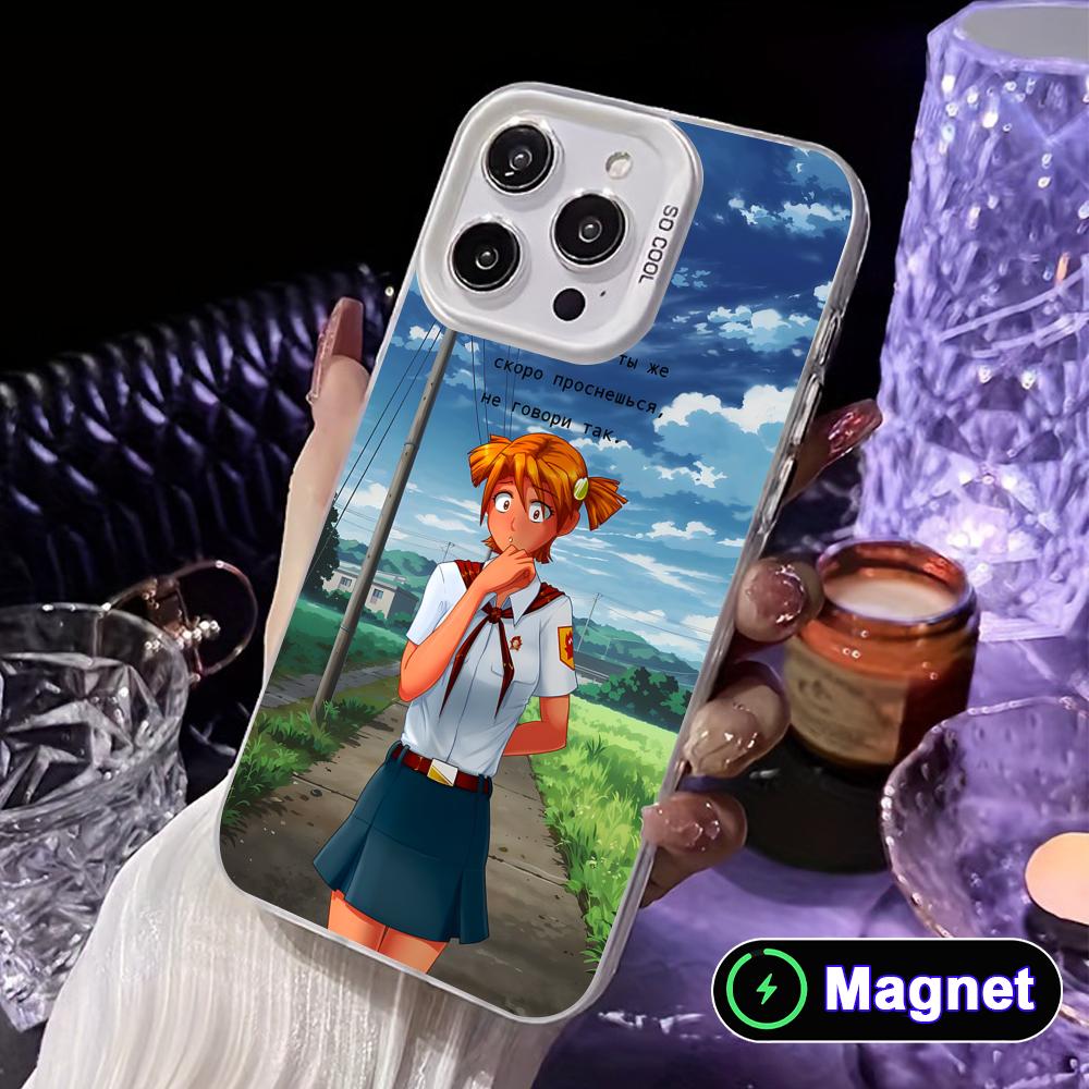 Everlasting Summer Alisa White Translucent MagSafe Mobile Phone Case for iPhone 17 16 15 14 13 12 11 X XR XS Air Pro Max Plus