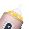 USB Baby Bottle Warmer LCD Screen Temperature Adjustable Precise Heating Waterproof Portable Milk