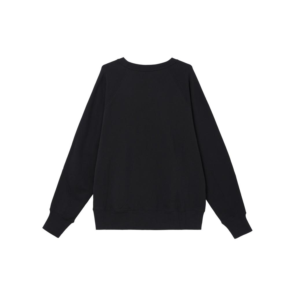 Nike Спортивная одежда Air French Terry Crewneck (Азия) Черная/черная мужская уличная одежда DV9830-010