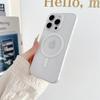 Frameless Magnetic For Magsafe Slim Case For iPhone 17 16 11 12 13 14 15 Pro Max Matte Translucent Borderless Protective Cover