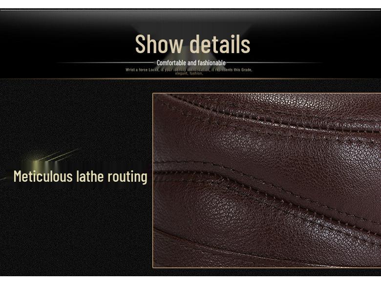 Мужская зимняя шапка из коровьей и овечьей кожи - Толстая, теплая, в стиле Лэй Фэн, для среднего и пожилого возраста