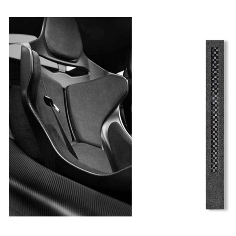 Car Universal Steering Wheel Center Marker Sticker Made Of Alcantara Carbon Fiber Accessories