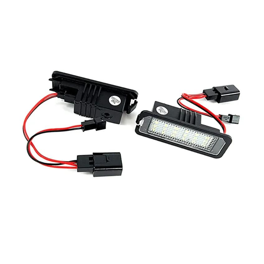 Canbus Светодиодная ЛАМПА ПОДСВЕТКИ НОМЕРНОГО ЗНАКА ДЛЯ VW Amarok Eos Golf6/Golf7 Beetle Polo/Derby Passat CC B7 Phaeton Scirocco Lupo