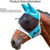 Professional Horse Fly Mask Adjustable Anti-Flyworms Mask Durable Horse Mask  For Horses