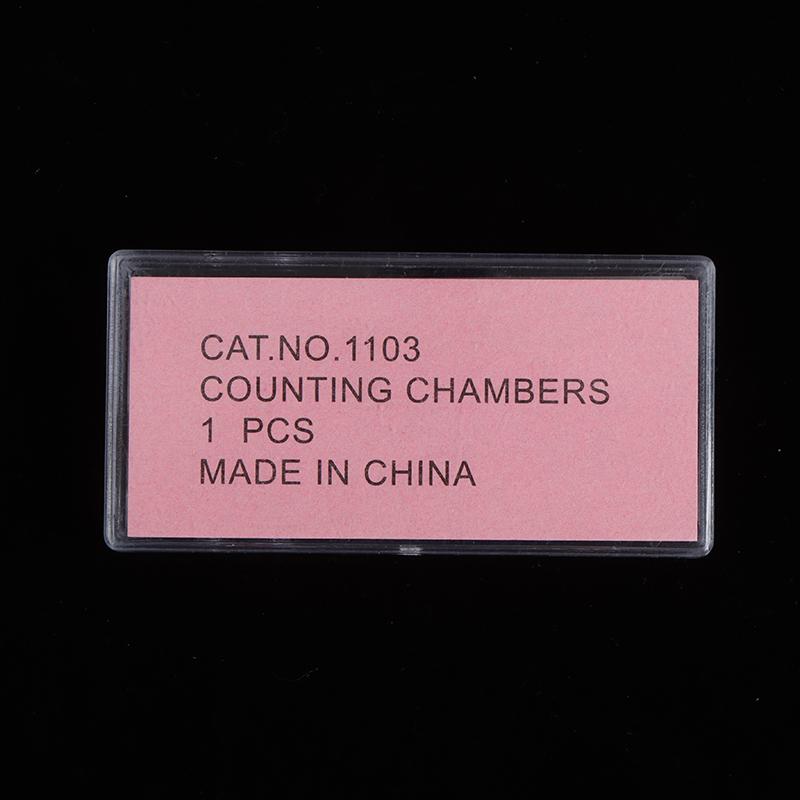 1 шт. пластина для подсчета клеток крови, стеклянное предметное стекло для микроскопа с сеткой, счетными камерами