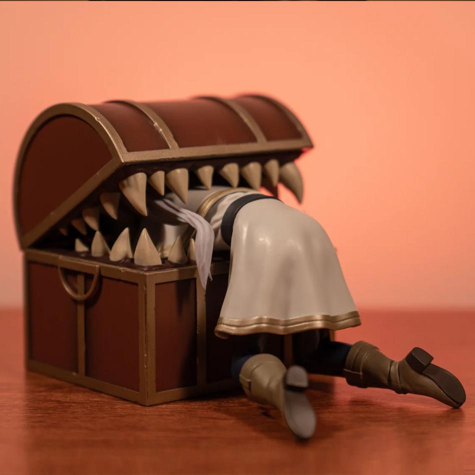 Frieren Beyond Journey's End Frieren Treasure Box Monster Anime Figures Toy Fern Noodle Stopper Action Figurines