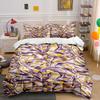 Swirling purple and yellow. Bedding sets Duvet cover sets Duvet covers Pillowcases(1* Duvet Cover 2* Pillowcases without duvet insert)