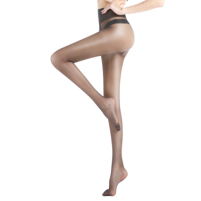 Ультратонкие прозрачные женские чулки с рисунком «кошачий коготь» — колготки с защитой от зацепов и произвольным разрезом на весну и лето