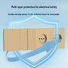 European Standard Flame Retardant Multi-Socket Wall Panel with Switch