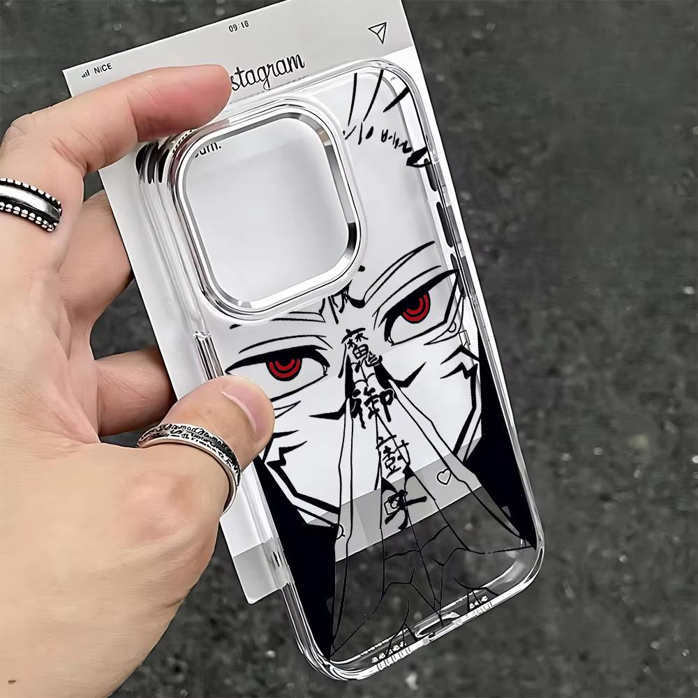 Jujutsu Kaisen Годжо Сатору Новый Чехол Для Телефона Для iPhone 17 Air 16 e 15 14 13 12 11 Pro Max Plus SE 2020 2022 Прозрачный Мягкий Чехол