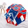 Printed FC Bayern München logo Printed Folding Umbrella,Outdoor,Leisure,And Travel Umbrella,Durable Umbrella Fabric,Birthday And Holiday Gift